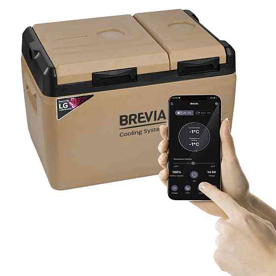 Холодильник автомобильный Brevia 31л (компрессор LG) двухкамерный 23335 Киев