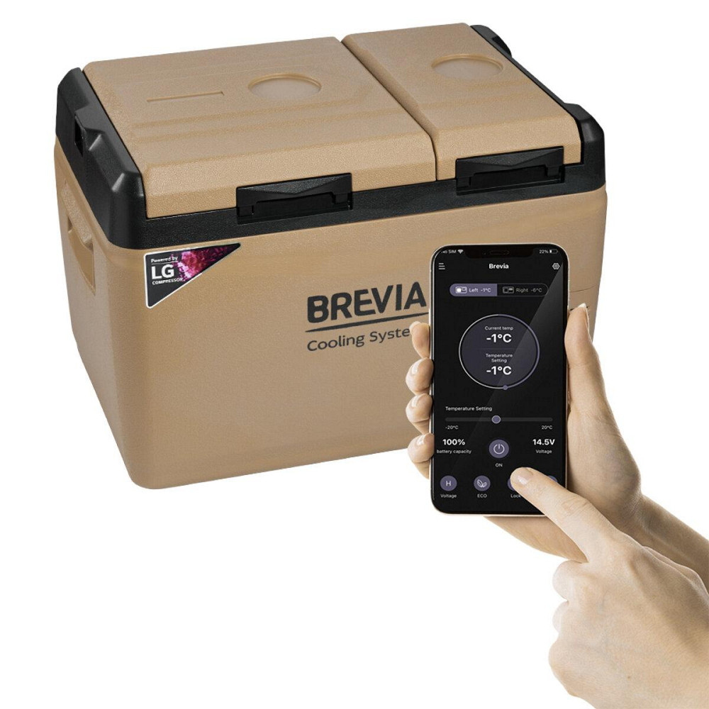 Холодильник автомобильный Brevia 31л (компрессор LG) двухкамерный 23335 Киев - изображение 2