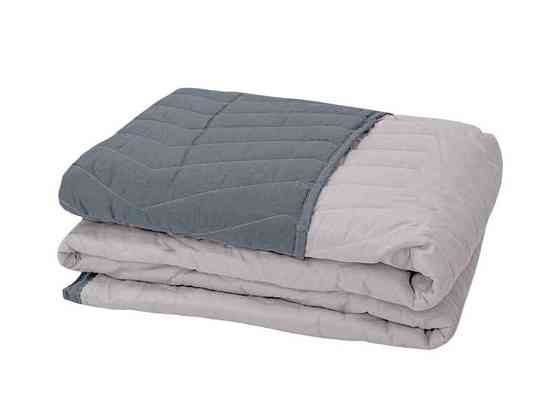 Покривало 140х210 Porpoise /Steel Gray /зігзаг ТМ ARCLOUD Київ
