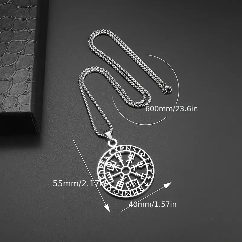 Кулон Вегвизир из стали — скандинавский амулет Киев - изображение 6