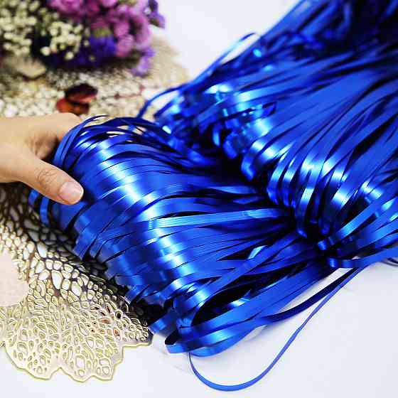 Дождик для фотозоны матовый 3 м на 1 м синий Киев