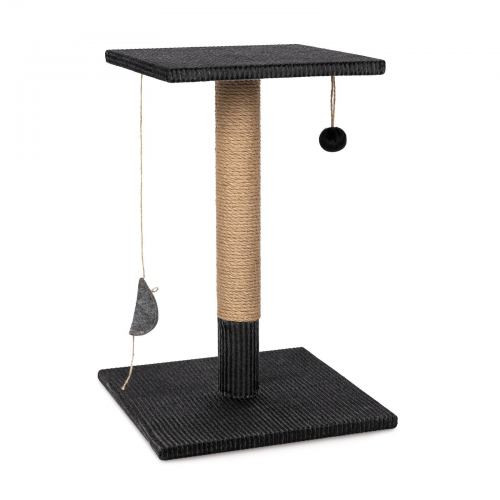 Когтеточка Природа Феликс МИКС столбик с платформой для кошек 36х36х54 см Киев - изображение 3