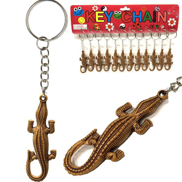 Брелок на ключи костяной Крокодил 12 шт уп Киев - изображение 1