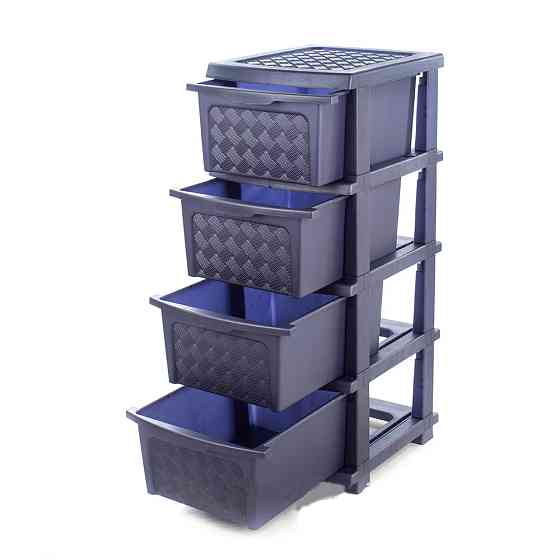 Пластиковый комод R-PLASTIC 34*40 СМ Фиолетовый Одесса