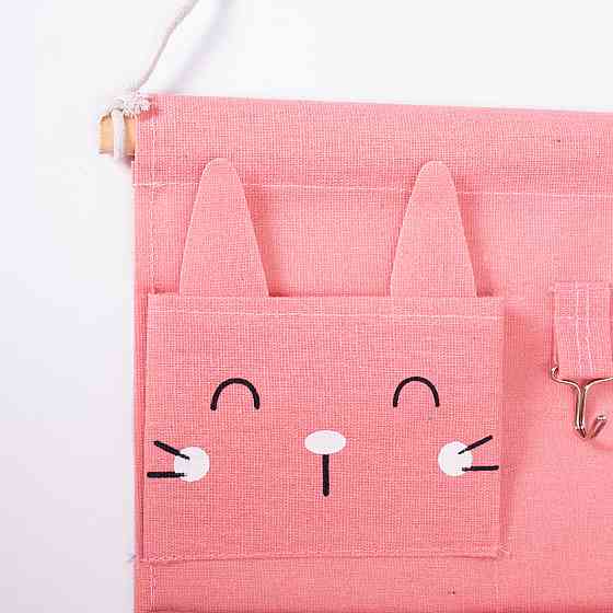 Органайзер підвісний на 3 відділення, рожевий Київ