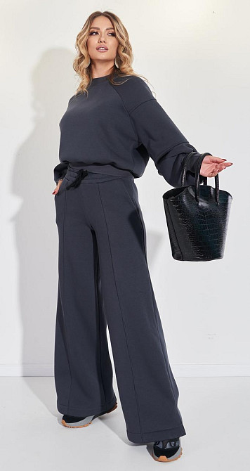 Тёплый костюм с брюками палаццо (42) Киев - изображение 5