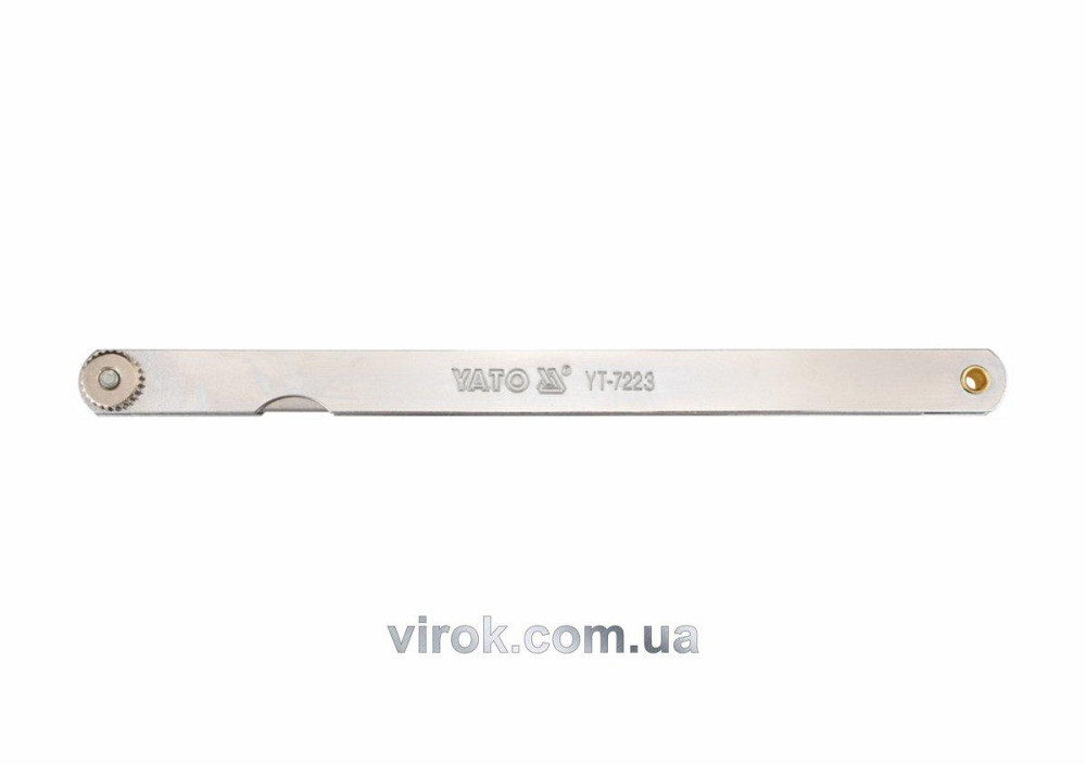 Щупи вимірювальні YATO : 200 x 12.8 мм, 14 пелюстків, h = 0.05 - 0.5 мм [10/100] Одеса - фото 1