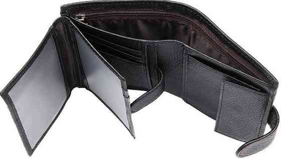 Гаманець чоловічий Vintage 14591 шкіряний Чорний Київ