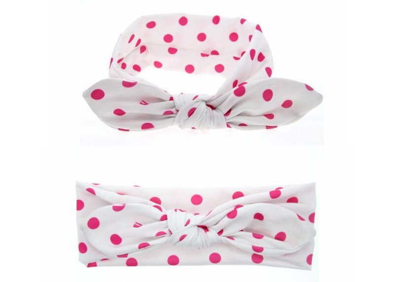 Белая повязка в розовый горох Киев - изображение 2
