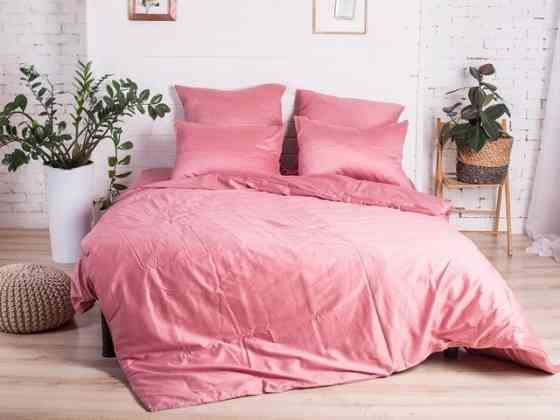 Ecotton Комплект постільної білизни Ecotton Євро 210х220 см однотонний рожевий Tea rose Коломия