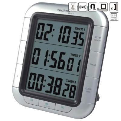 Таймер кухонный Technoline KT300 Magnetic Silver (KT300) Винница - изображение 2