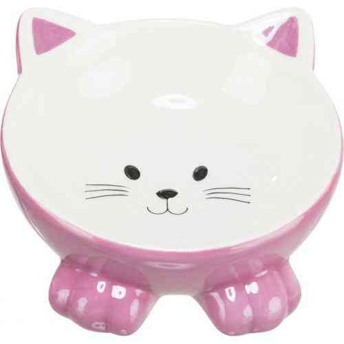 Миска Trixie Котик для котів, ергономічна, керамічна, 14 см, 150 мл Київ