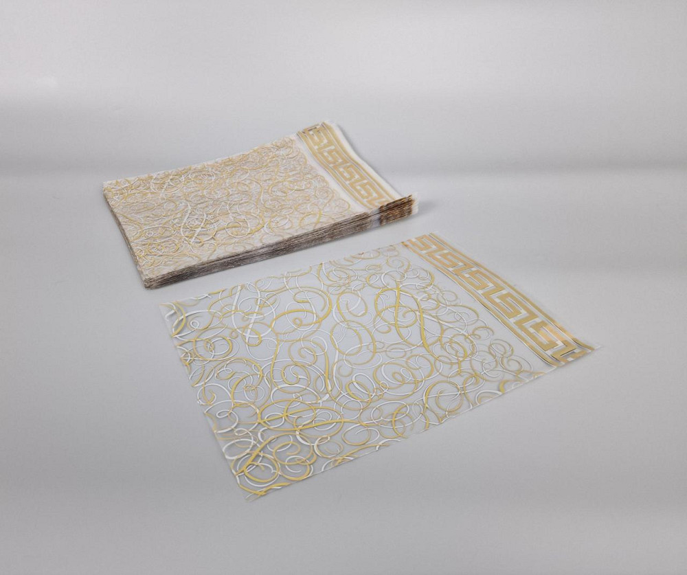 Пакет з малюнком для пакування подарунків (20*30) No382 (7) "Золотий Серпантин" (100 шт.) Харків - фото 2