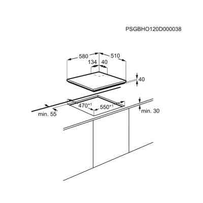Варочна поверхня Electrolux EGE 6182 NOK (EGE6182NOK) Вінниця