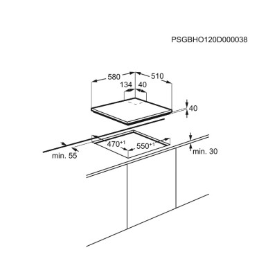 Варочная поверхность Electrolux EGE 6182 NOK (EGE6182NOK) Винница - изображение 5