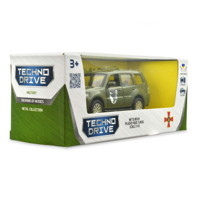 Машина Techno Drive Автомодель серии Шевроны Героев - Mitsubishi Pajero 4WD Tubro - 93 ОМБр (250283M) Винница - изображение 2