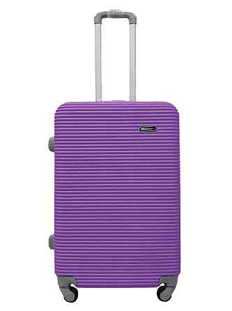 Валіза пластикова MILANO BAG 004 середня фіолетова Київ