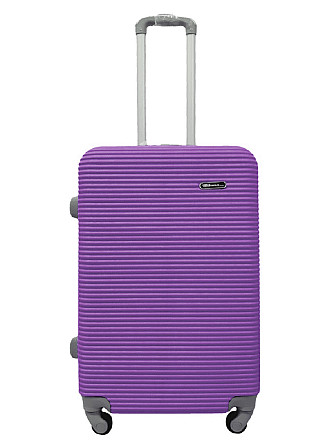Валіза пластикова MILANO BAG 004 середня фіолетова Київ - фото 1