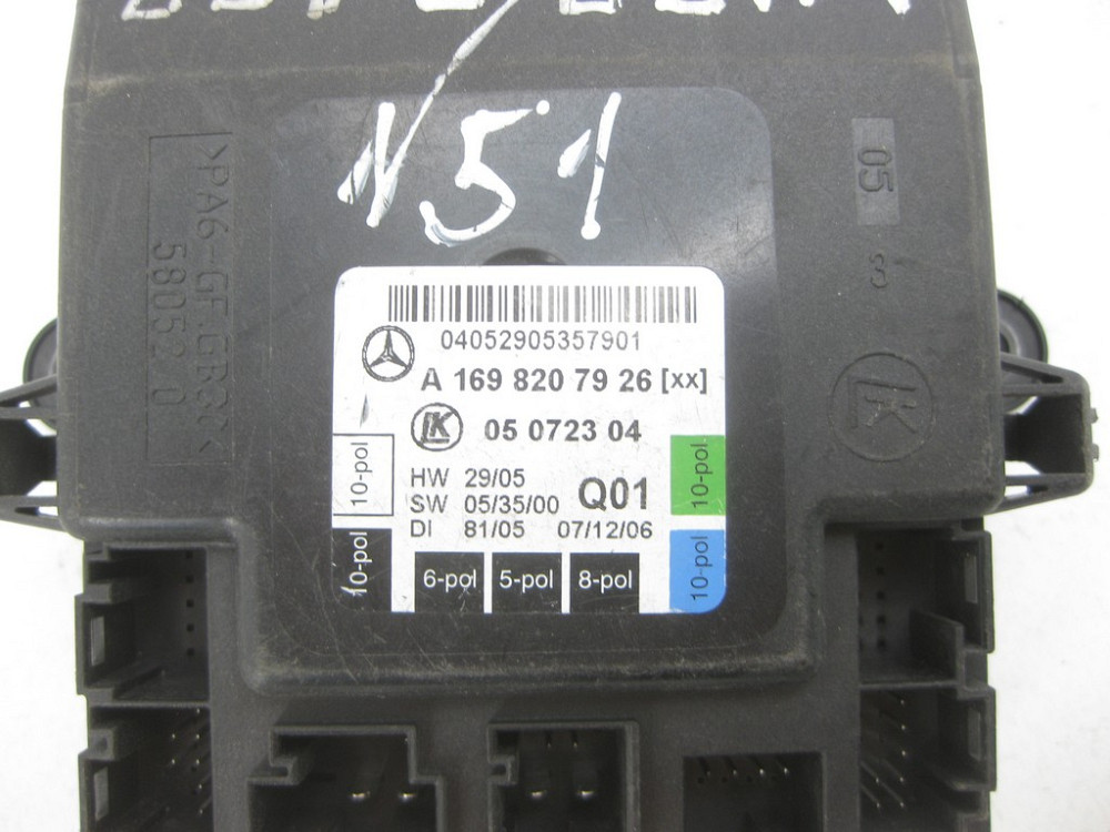 Mercedes-Benz  A1698207926 Блок керування передніх лівих дверей A-class W169 B-class W245 A-class C169 Одеса - фото 4