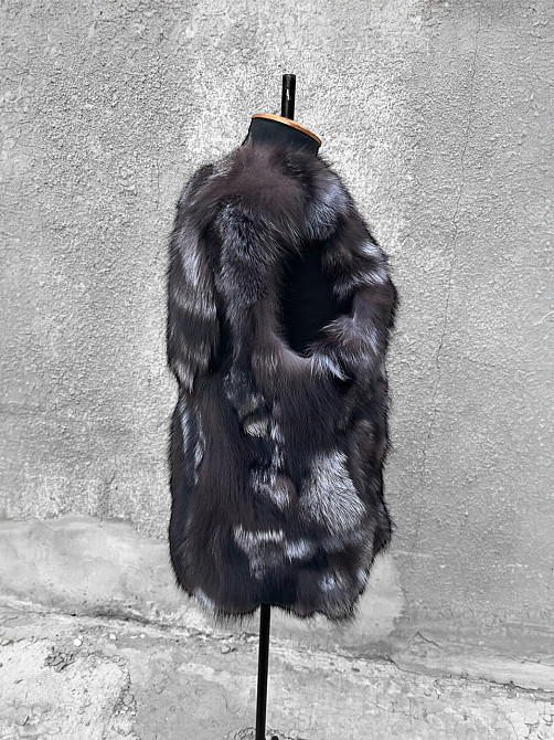 Меховая подстежка для куртки нашей парки Серый ч/к 42 Харьков - изображение 4