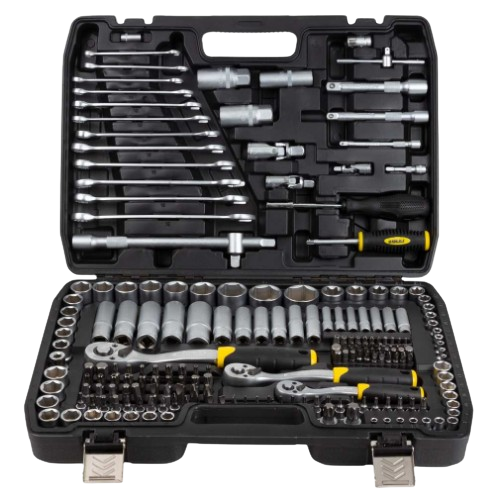 Набір насадок торцевих і біти 1/4";3/8"; 1/2" CrV 216 шт. SIGMA Житомир