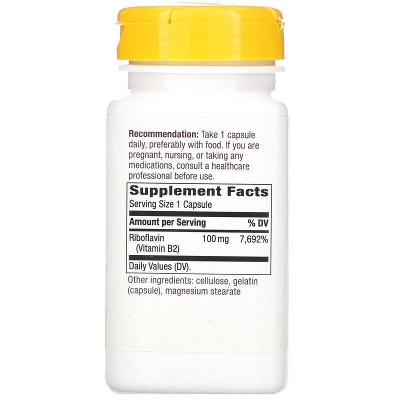 Рибофлавін Вітамін В2 Nature's Way Vitamin B2 100 мг 100 капсул Київ - фото 2