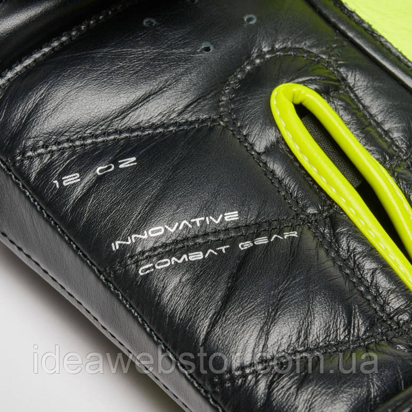 Боксерские перчатки Leone Revo Performance Fluo из натуральной кожи для тренировок Киев - изображение 11