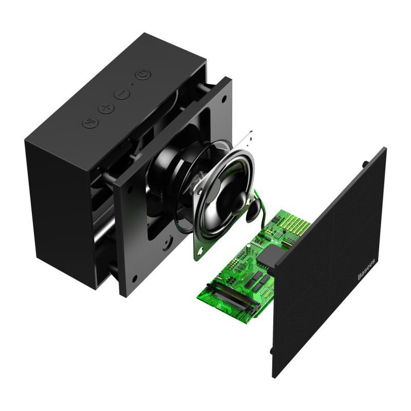 Портативна Bluetooth колонка Baseus Encok E05 Music-cube Wireless Speaker NGE05-01 (Чорний) Миколаїв - фото 7