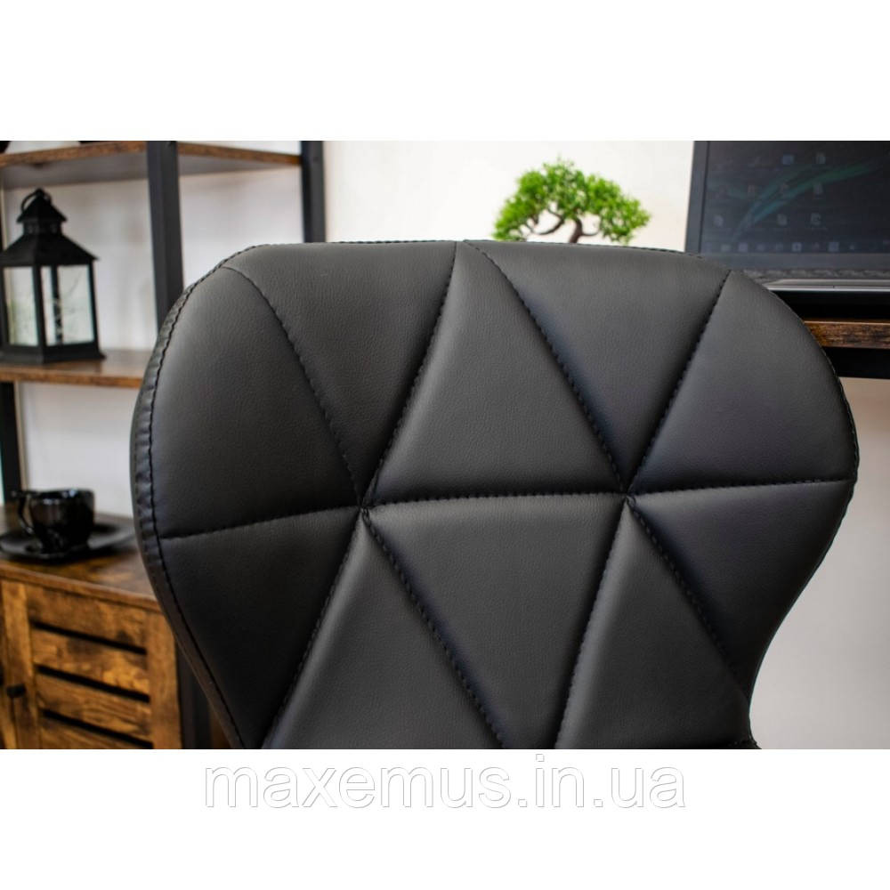 Кресло офисное B531 на колесах черное черная основа современный дизайн компьютерное кресло для дома и работы экокожа Мостиска - изображение 17