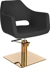 Перукарське Крісло Ayala Fotel Fryzjerski Marea Czarny Podstawa Kwadrat Złoty (5905943010671) Киев - изображение 1