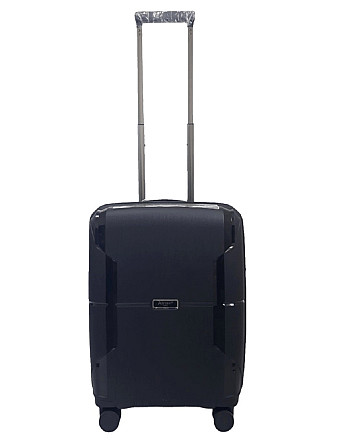Чемодан пластиковый AIRTEX 245 малый 55 см черный Киев - изображение 1