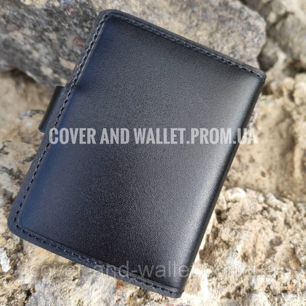 Обкладинка "Національна поліція" на кнопці під жетон із натуральної шкіри Київ - фото 5