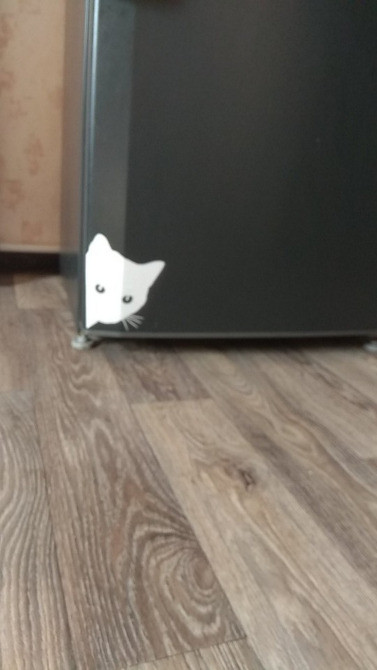 Наклейка на авто Вовк, Кіт, Чорна Київ - фото 5