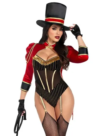 Костюм циркачки Leg Avenue Ravishing Ringmaster Bodysuit M Львов