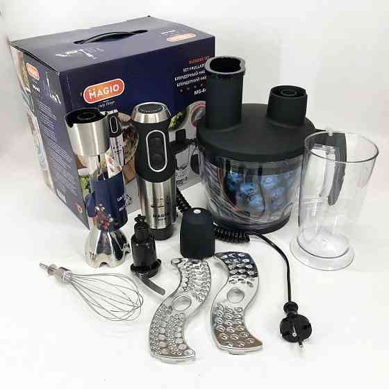 Блендер із захистом від розбризкування MAGIO, Блендер для дитячого пюре побутові міксери BV-83 Львів