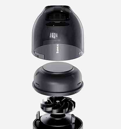 Портативний пилосос Baseus C2 Desktop Capsule Vacuum Cleaner mini CRXCQC2A-01 (Чорний) Николаев