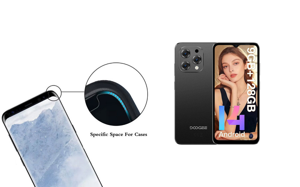 Захисне скло HyperGlass Pro для DOOGEE N55, N55 Plus, N55 Pro – максимальна чутливість та захист Київ - фото 3