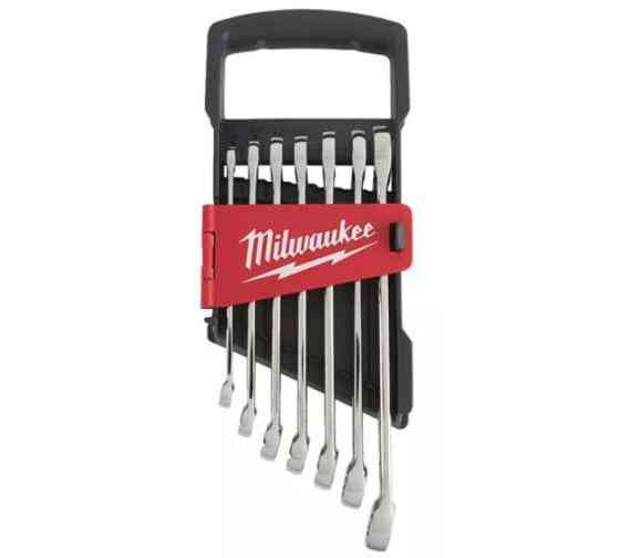 Набір метричних ключів рожково-накидних MAX BITE MILWAUKEE, (7шт), (10-17мм) Одеса