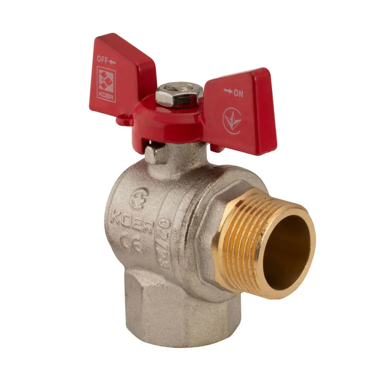 Кран кульовий Koer 3/4" ГШМ кутовий (KR.208) (KR2806)   ( 28204 ) Харків - фото 1