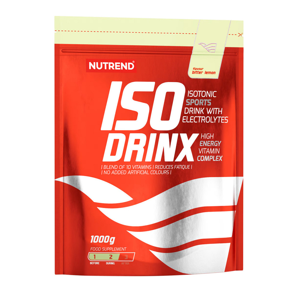 Ізотонік Nutrend IsoDrinx 1000 g (Bitter Lemon) Луцьк - фото 1