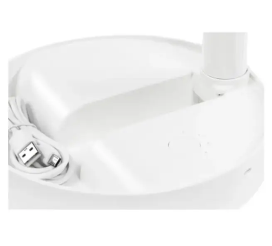 Вентилятор акумуляторний телескопічний USB, білий 6196 Винница