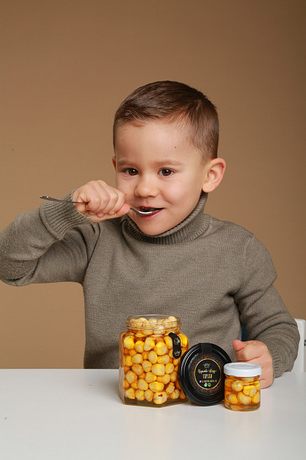 Мед із лісовими горіхами Царство Меду 460 грам Одеса - фото 8