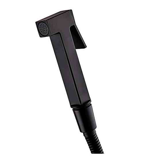 Змішувач для гігієнічного душу Zerix LEB9-123 Black (з лійкою) (кол. чорний) (ZX5572) ( 25150 ) Харків