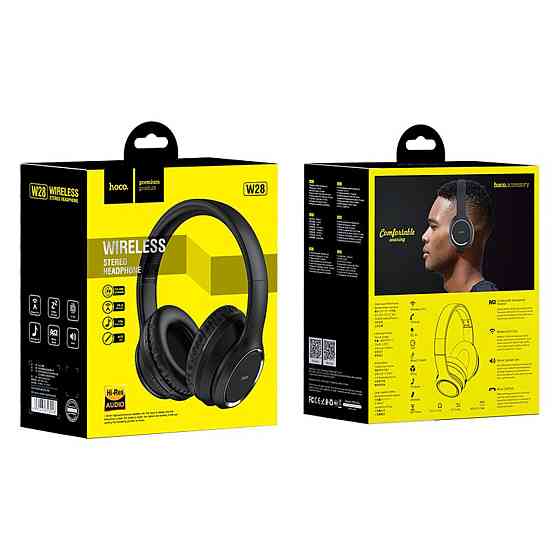 Навушники HOCO W28 Journey wireless headphones Black Киев