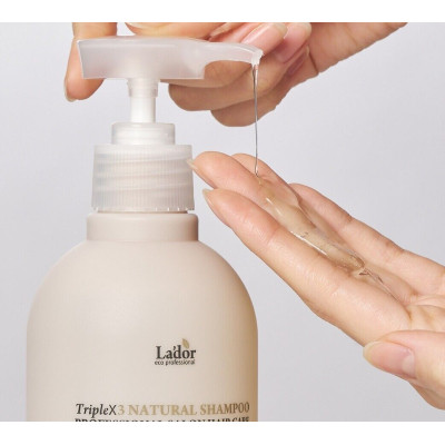 Шампунь La'dor Triplex Natural Shampoo Безсульфатний 530 мл (8809500810629) Вінниця - фото 2