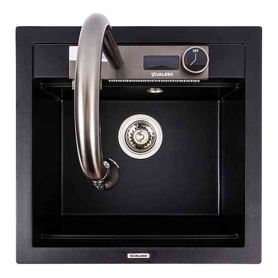 VALESO Гранітна мийка VALESO 5149 VIVA (чорна) Киев