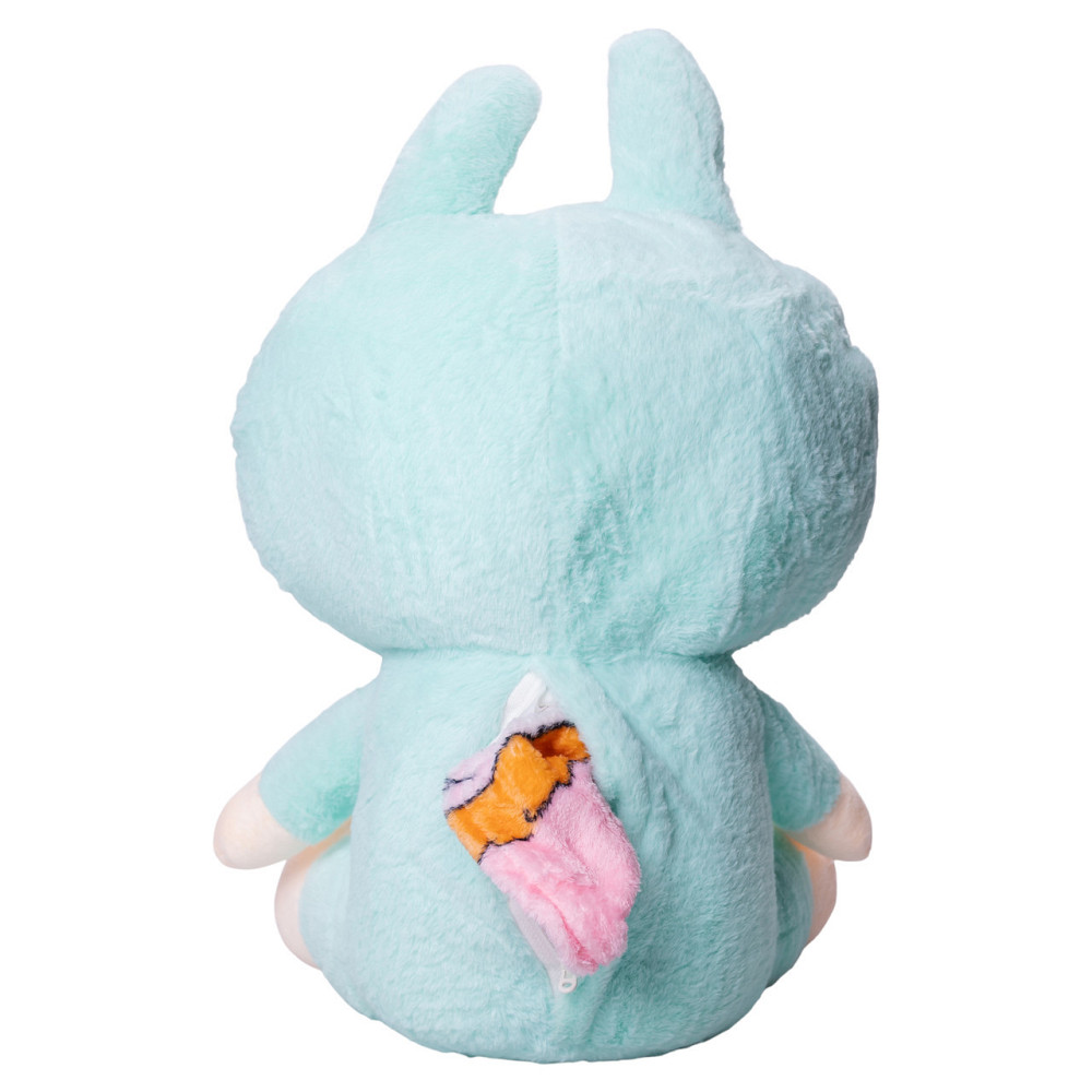 М'яка іграшка-плед,подушка 3 в 1 Лабубу 50 см М'ятна ТМ COLORFUL HOME LAB2M Київ - фото 15