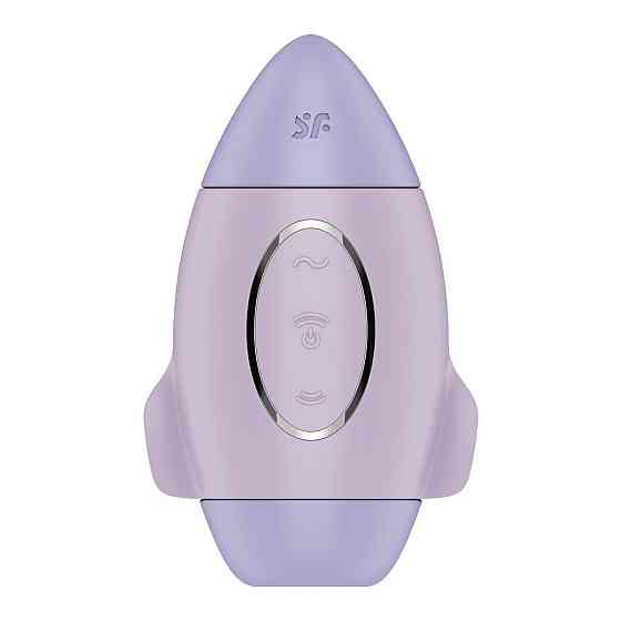 Вакуумний стимулятор з вібрацією Satisfyer Mission Control Violet, 2 незалежні мотори Sex Aura Київ