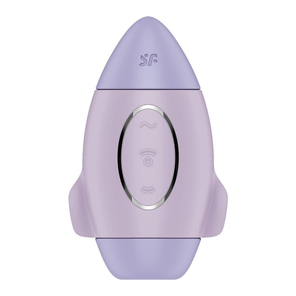 Вакуумний стимулятор з вібрацією Satisfyer Mission Control Violet, 2 незалежні мотори Sex Aura Київ - фото 2
