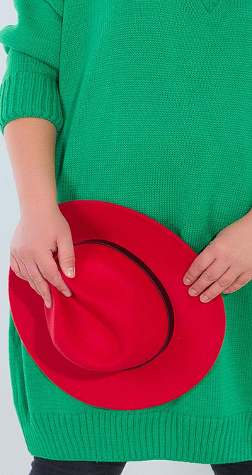 Светр туніка великий розмір (50-54) Київ - фото 3